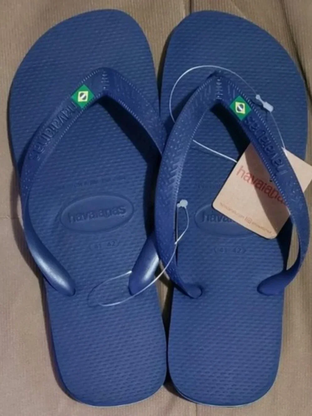 Blue Havaianas NWT size 41-42